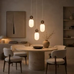 Crema lampa wisząca 3xE14 taupe MLP2814