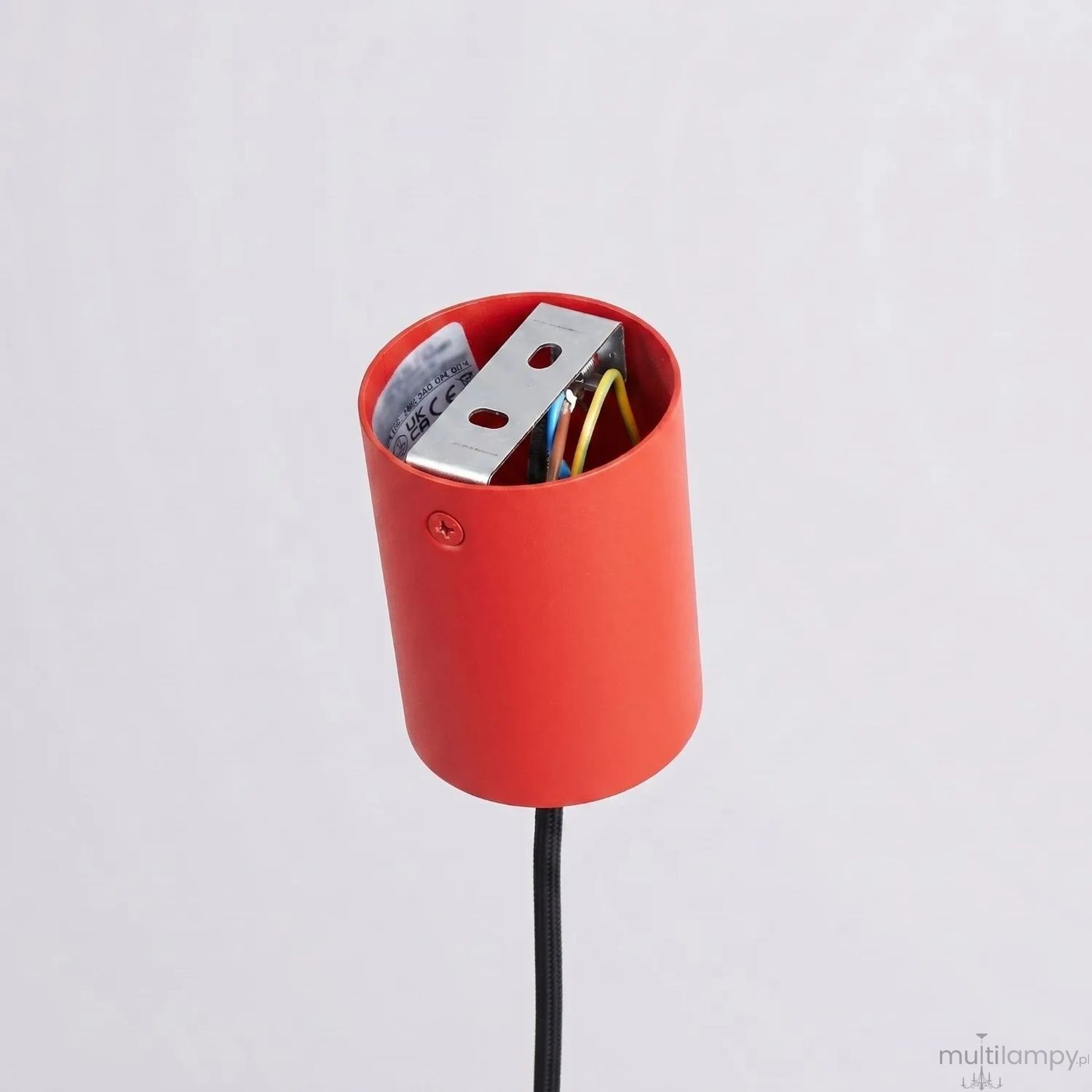 Nox D40 lampa wisząca E27 czerwona SL.2548
