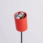 Nox D40 lampa wisząca E27 czerwona SL.2548