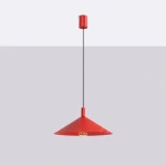 Nox D40 lampa wisząca E27 czerwona SL.2548