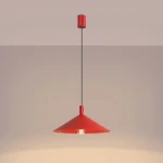 Nox D40 lampa wisząca E27 czerwona SL.2548
