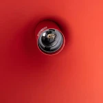 Nox D25 lampa wisząca E27 czerwona SL.2533