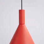 Nox D25 lampa wisząca E27 czerwona SL.2533