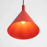 Nox D25 lampa wisząca E27 czerwona SL.2533