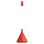 Nox D25 lampa wisząca E27 czerwona SL.2533