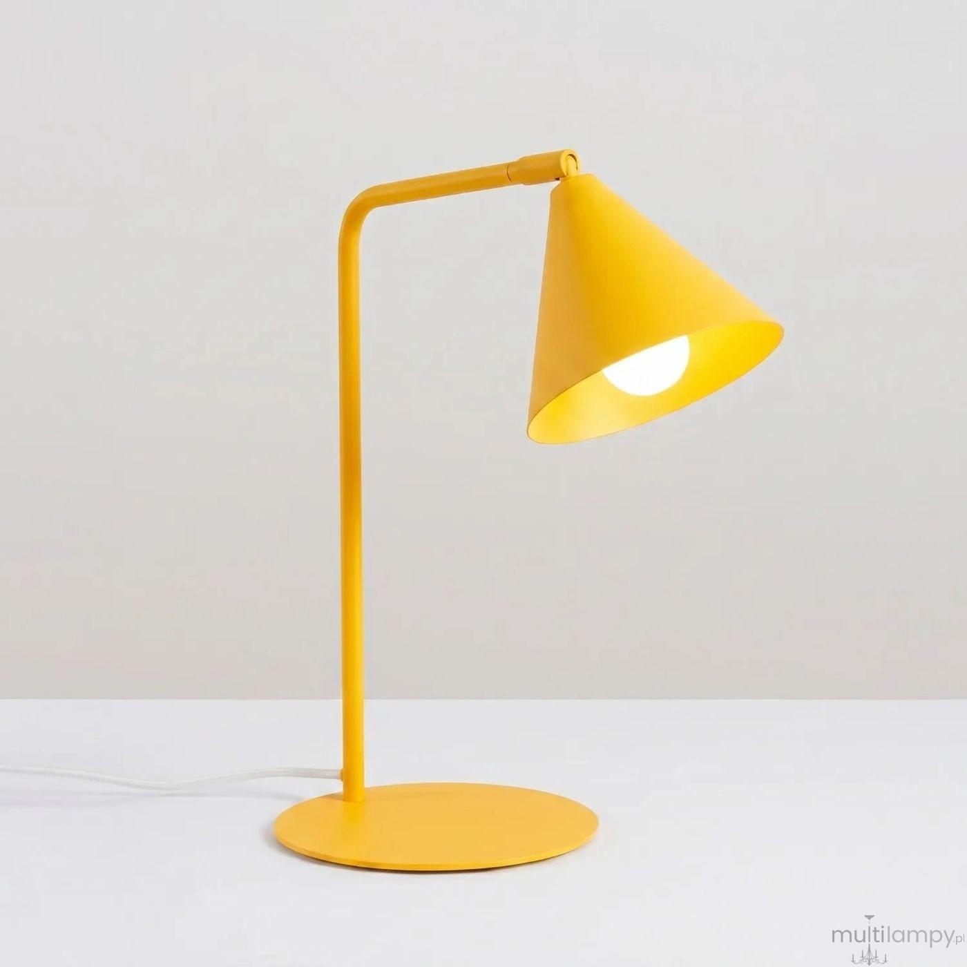 Nox lampa biurkowa E14 żółta SL.2577