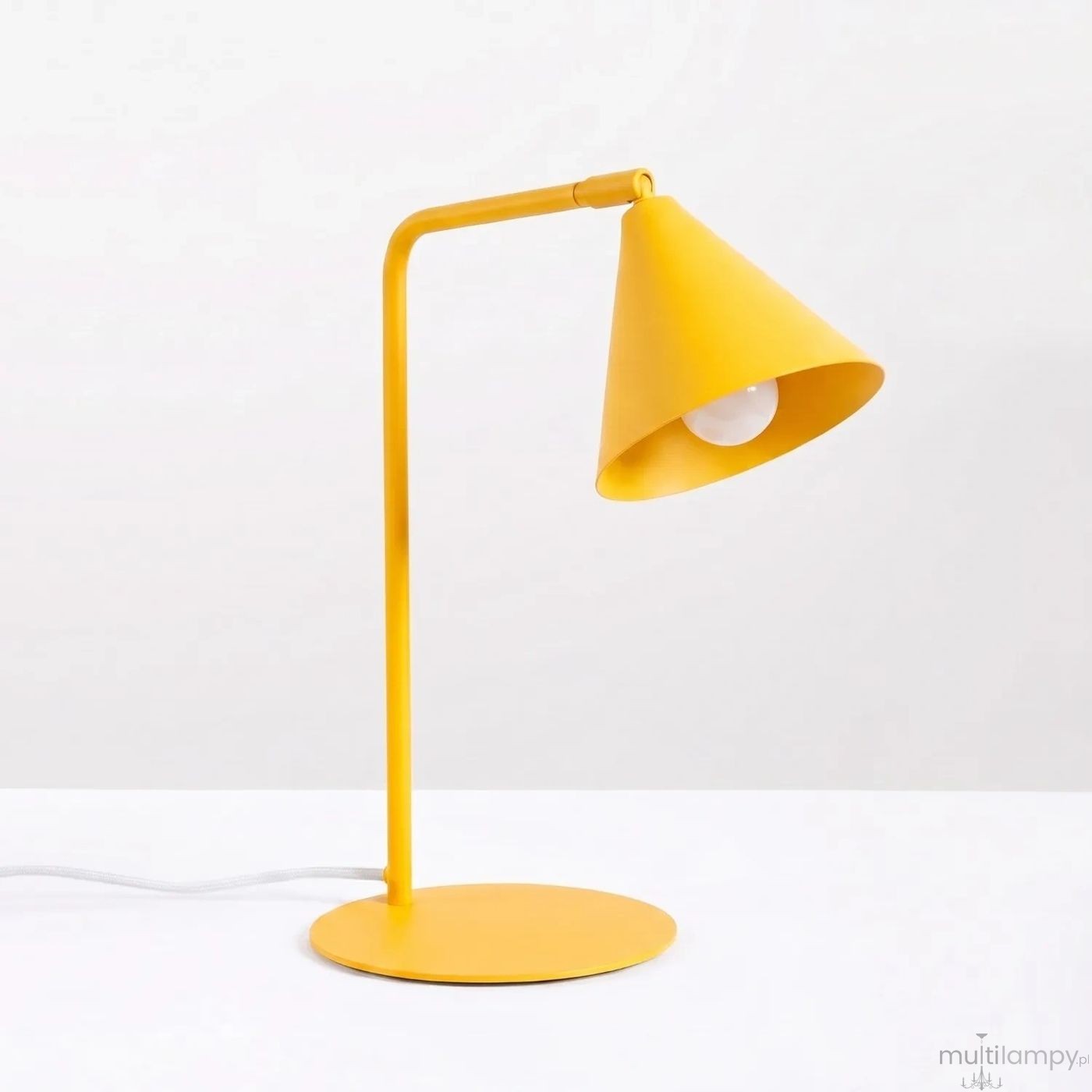 Nox lampa biurkowa E14 żółta SL.2577