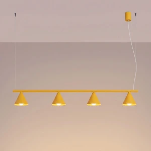 Nox 4L lampa wisząca 4xE14 żółta SL.2562