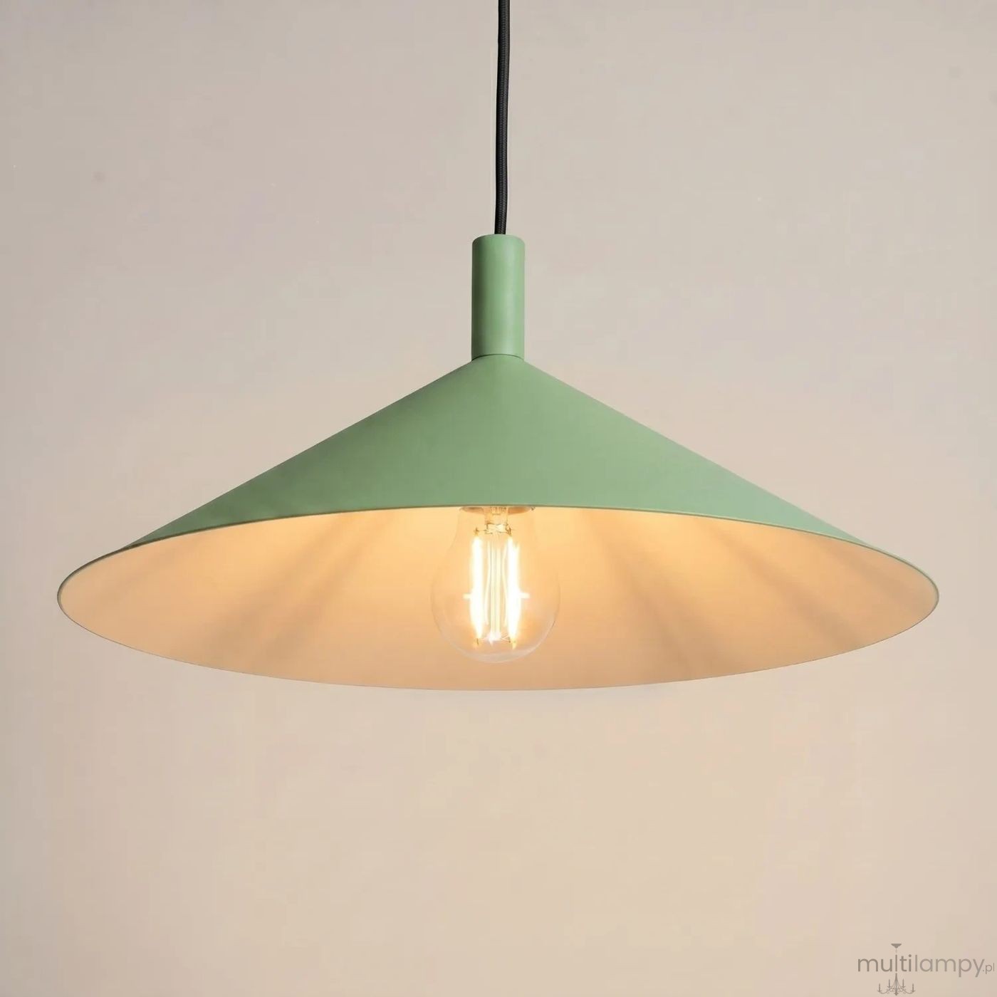 Nox D40 lampa wisząca E27 szałwiowa SL.2546