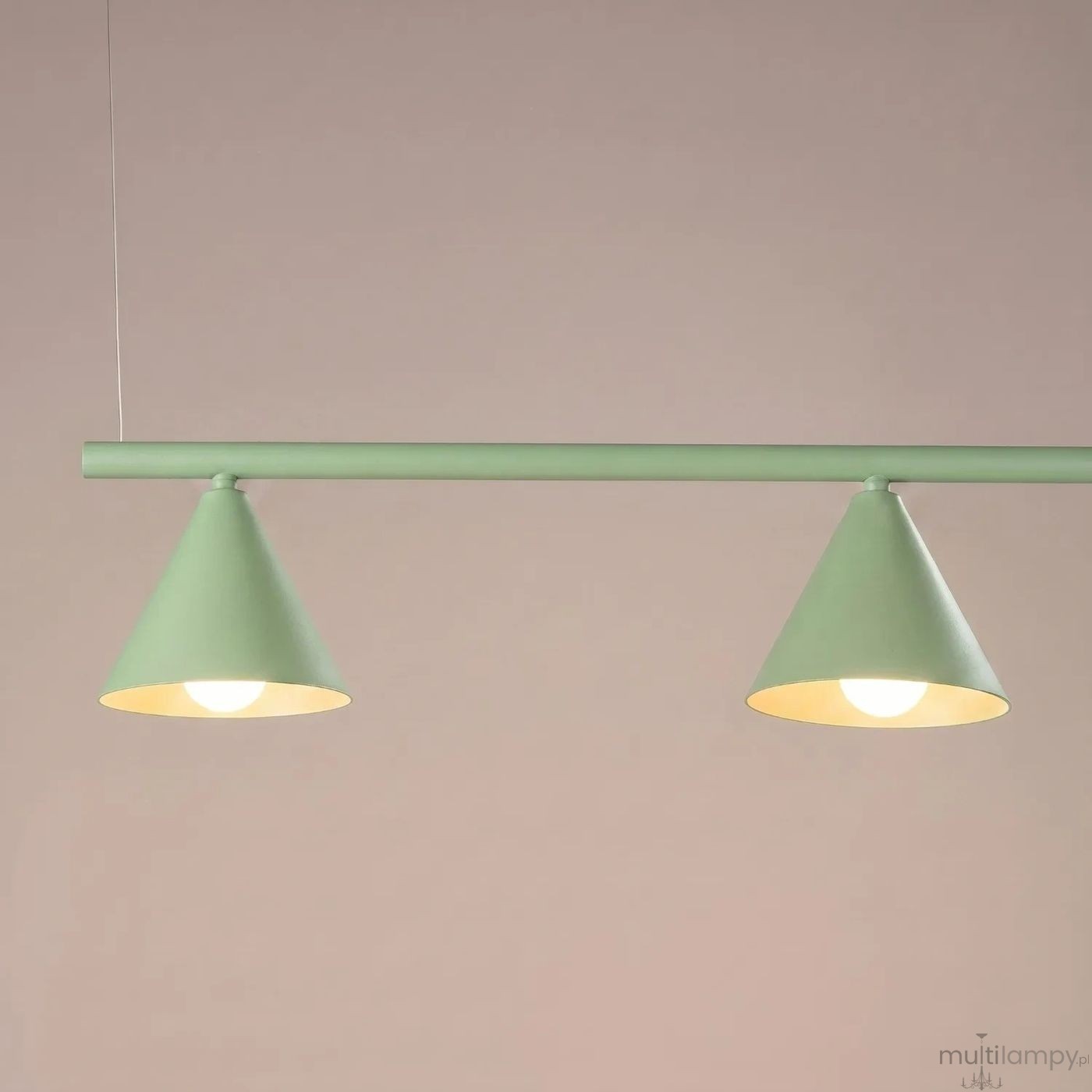 Nox 4L lampa wisząca 4xE14 szałwiowa SL.2561