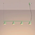 Nox 4L lampa wisząca 4xE14 szałwiowa SL.2561
