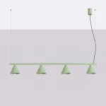Nox 4L lampa wisząca 4xE14 szałwiowa SL.2561