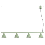 Nox 4L lampa wisząca 4xE14 szałwiowa SL.2561
