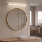 Trivia H60 kinkiet LED 11W CCT IP44 złoty ML2726