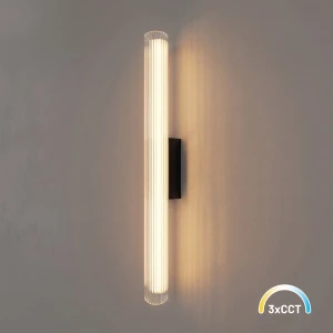 Trivia H60 kinkiet LED 11W CCT IP44 czarny ML2725