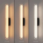 Trivia H60 kinkiet LED 11W CCT IP44 czarny ML2725