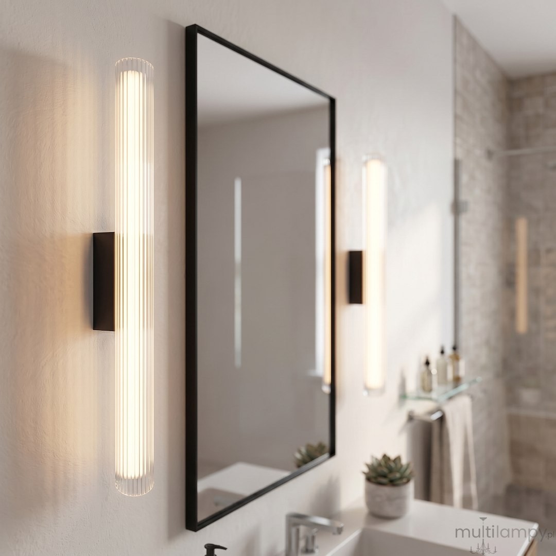 Trivia H60 kinkiet LED 11W CCT IP44 czarny ML2725