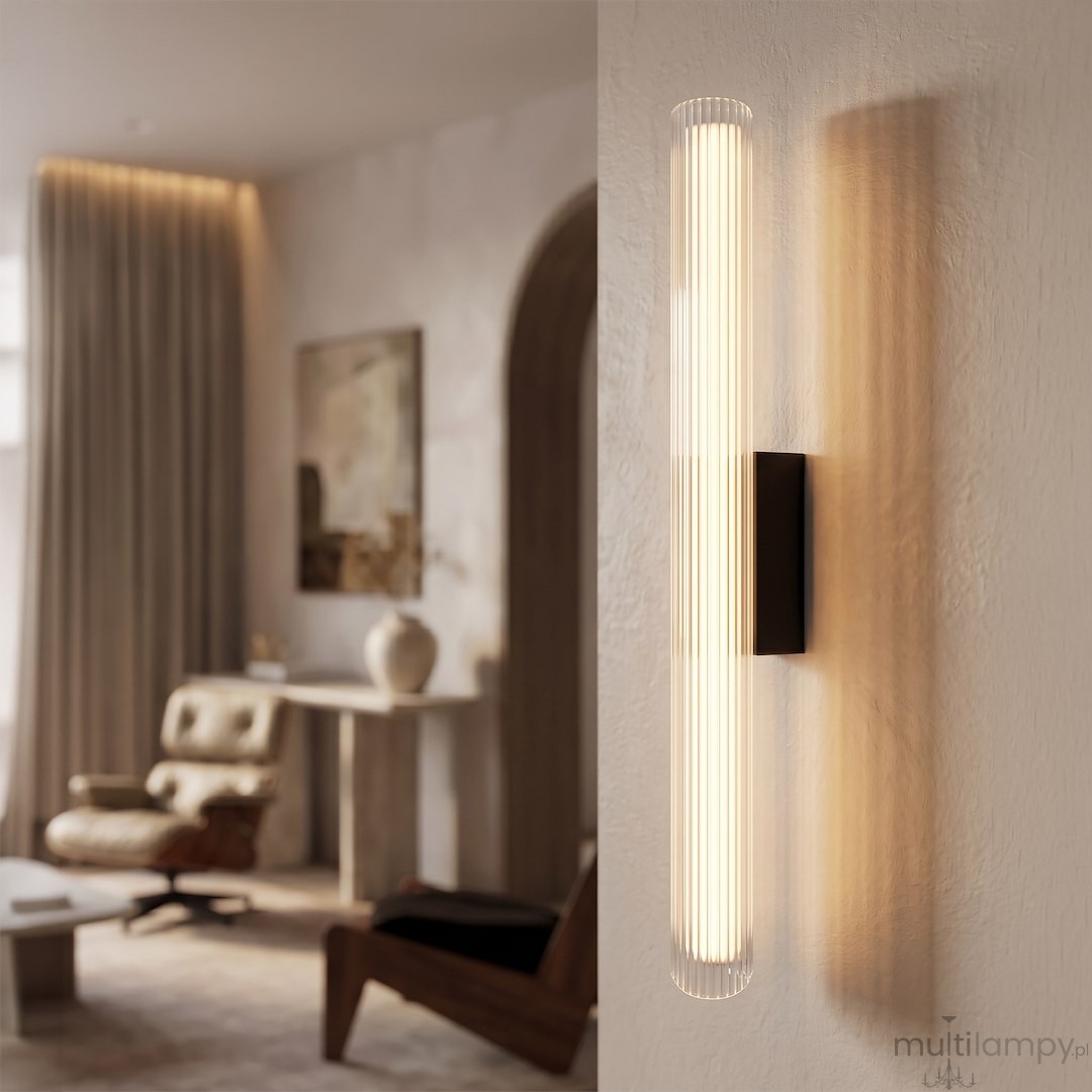Trivia H60 kinkiet LED 11W CCT IP44 czarny ML2725