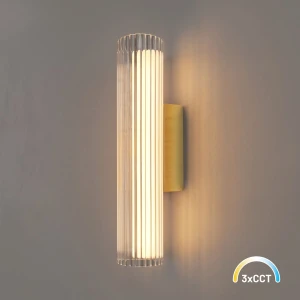 Trivia H30 kinkiet LED 6W CCT IP44 złoty ML2723