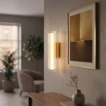 Trivia H30 kinkiet LED 6W CCT IP44 złoty ML2723