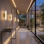 Trivia H30 kinkiet LED 6W CCT IP44 złoty ML2723