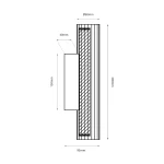 Trivia H30 kinkiet LED 6W CCT IP44 złoty ML2723