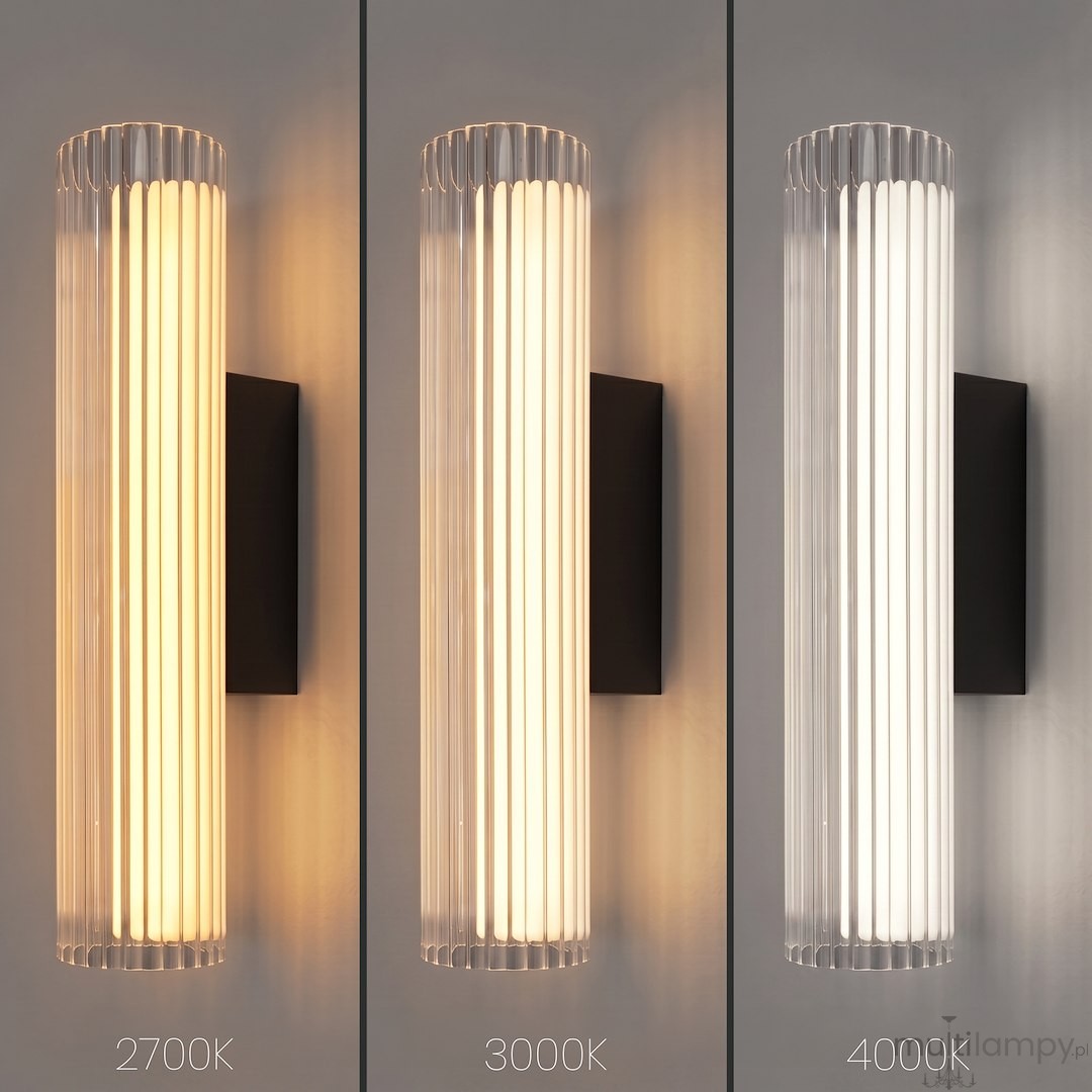 Trivia H30 kinkiet LED 6W CCT IP44 czarny ML2722