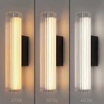 Trivia H30 kinkiet LED 6W CCT IP44 czarny ML2722