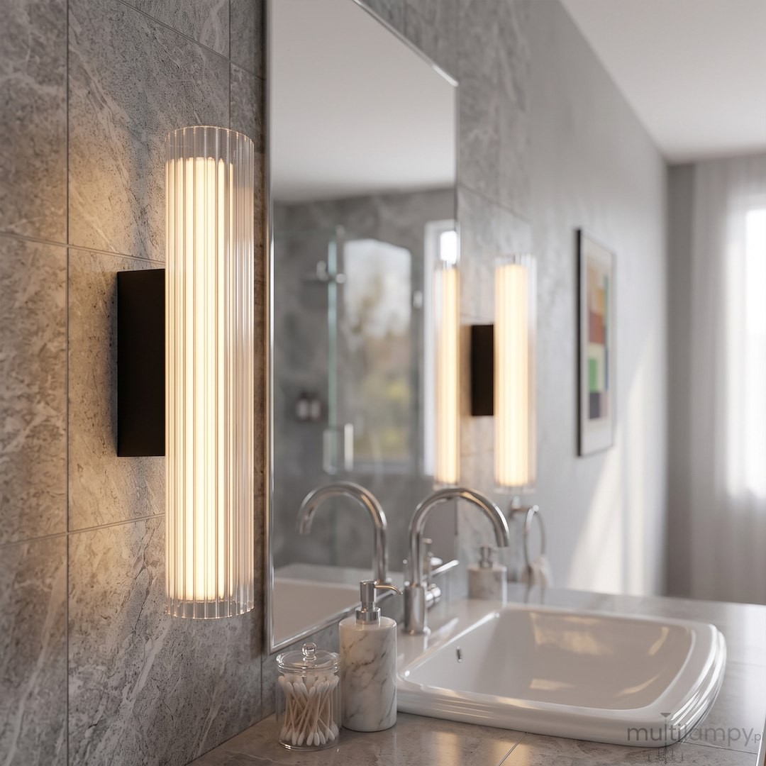Trivia H30 kinkiet LED 6W CCT IP44 czarny ML2722