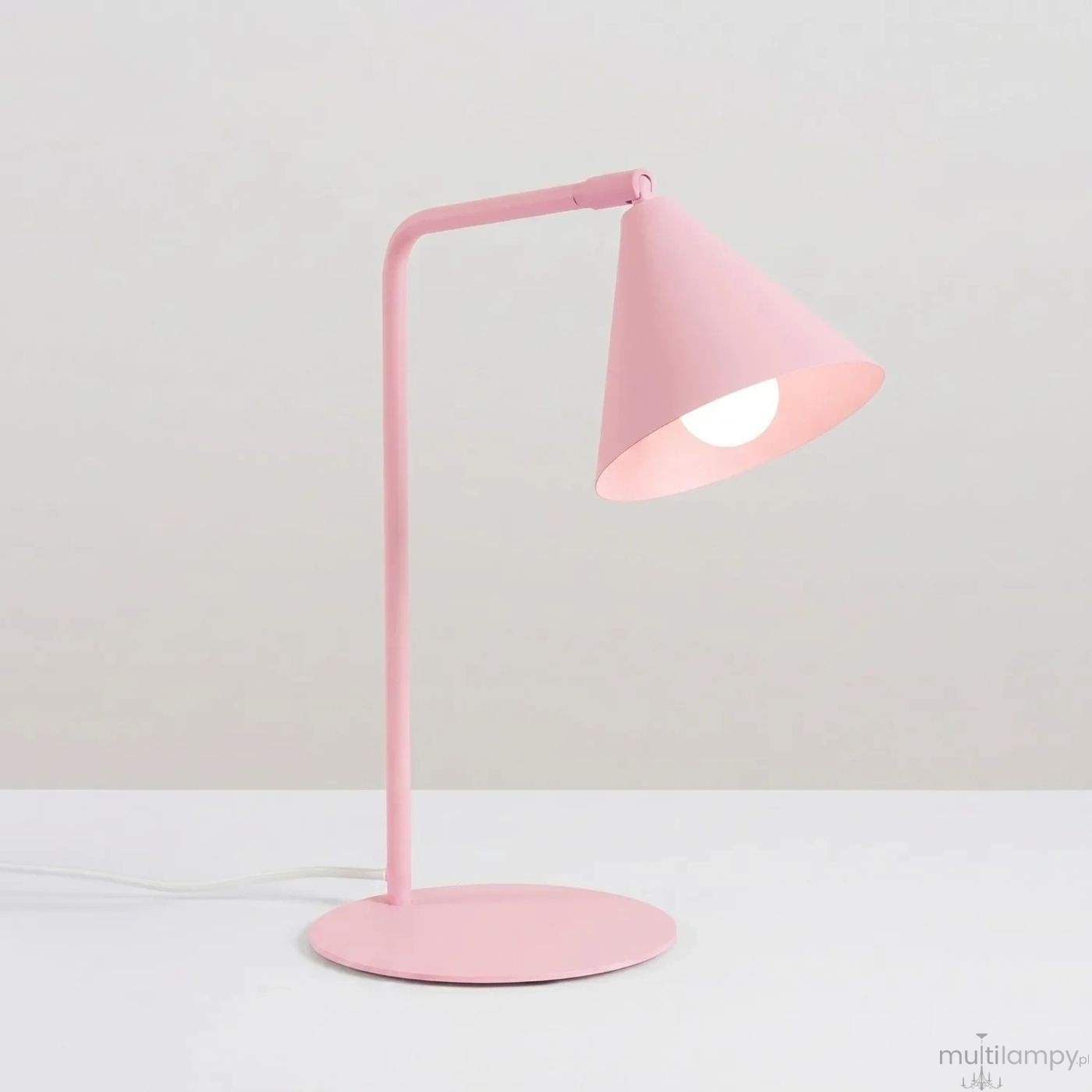Nox lampa biurkowa E14 różowa SL.2575