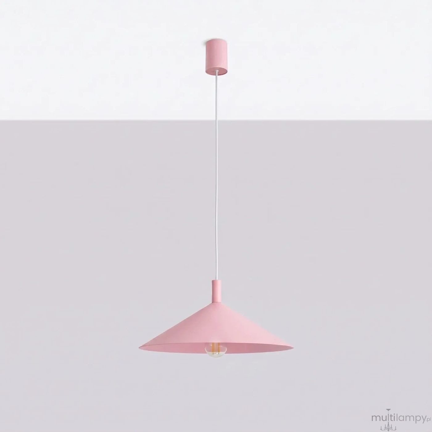 Nox D40 lampa wisząca E27 różowa SL.2545