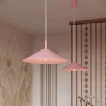 Nox D40 lampa wisząca E27 różowa SL.2545