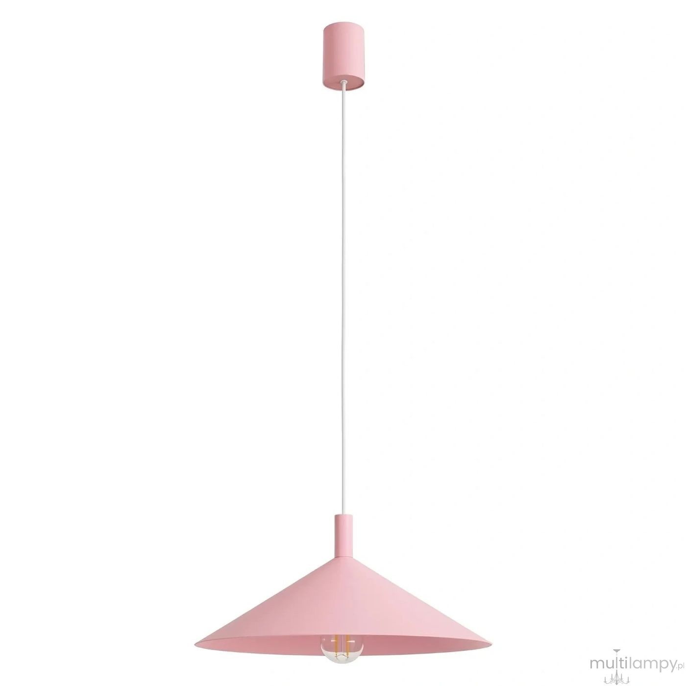 Nox D40 lampa wisząca E27 różowa SL.2545