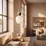 Carrara lampa wisząca 1xE14 taupe MLP2808