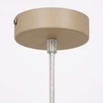 Carrara lampa wisząca 1xE14 taupe MLP2808