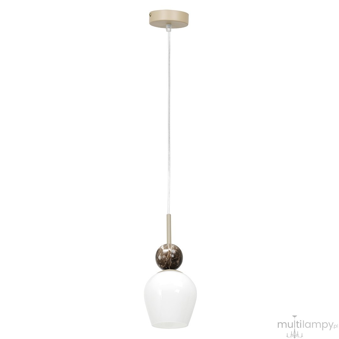 Carrara lampa wisząca 1xE14 taupe MLP2808
