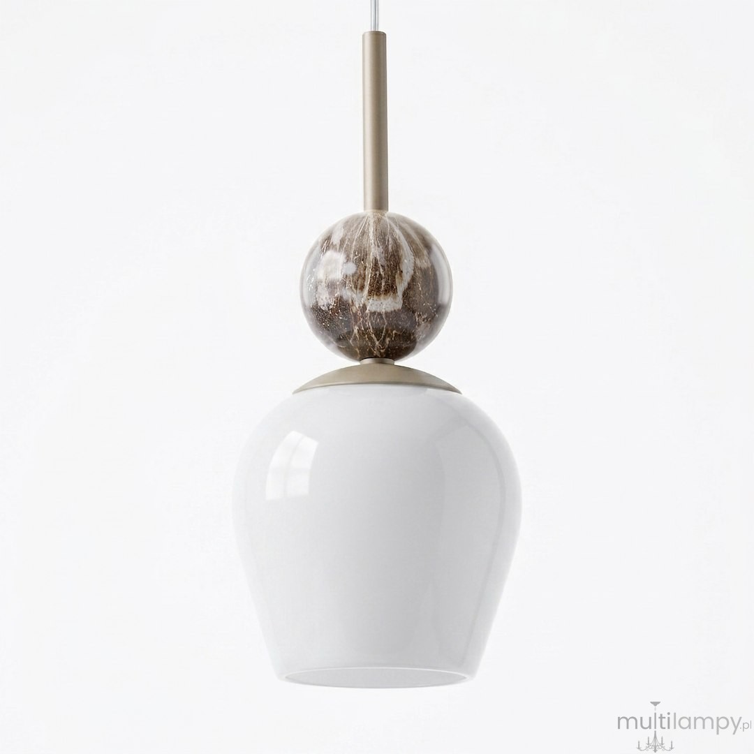 Carrara lampa wisząca 1xE14 taupe MLP2808