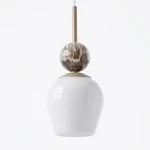 Carrara lampa wisząca 1xE14 taupe MLP2808