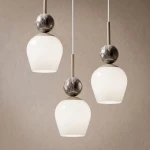 Carrara lampa wisząca 3xE14 taupe MLP2810