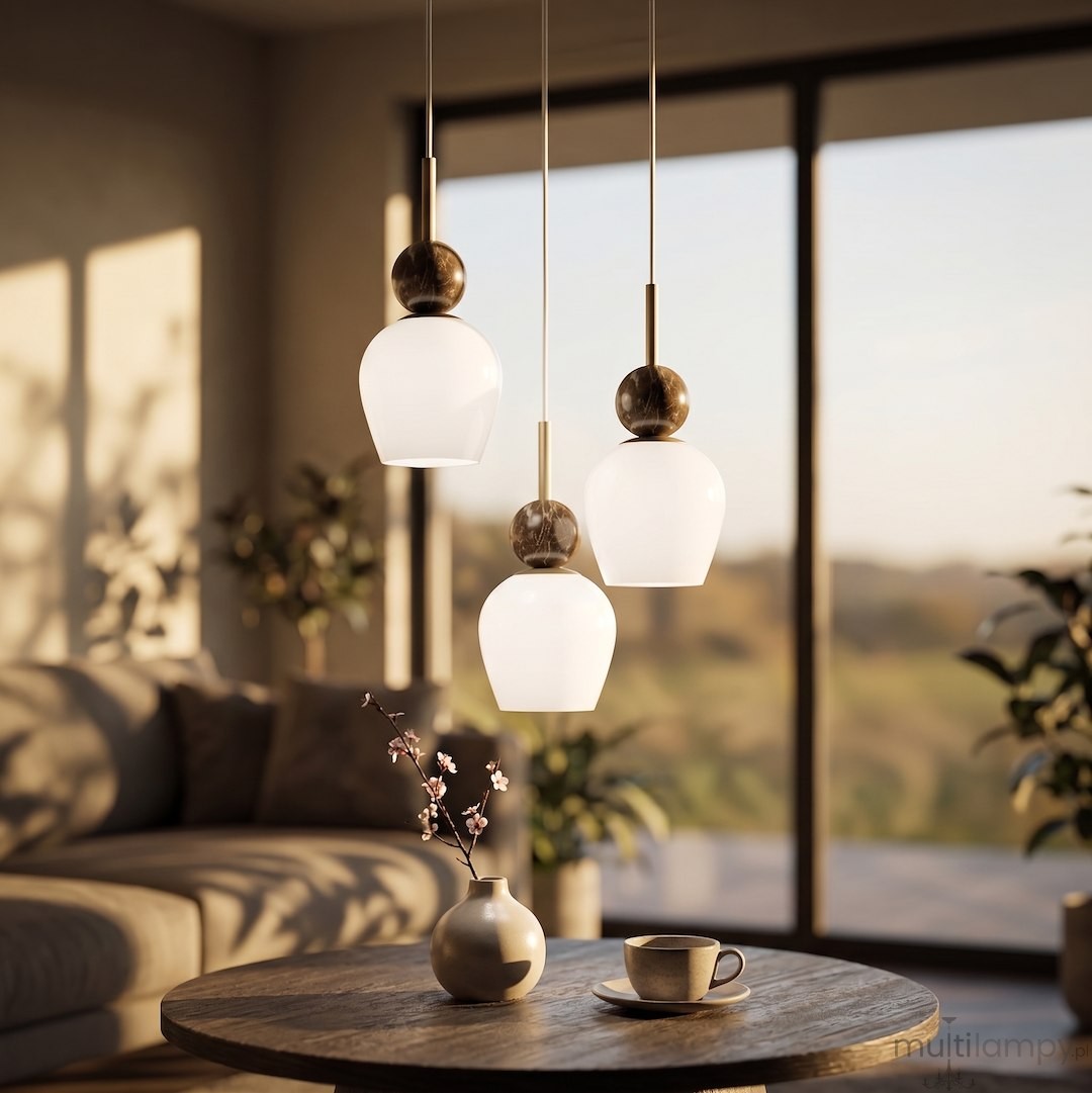 Carrara lampa wisząca 3xE14 taupe MLP2810