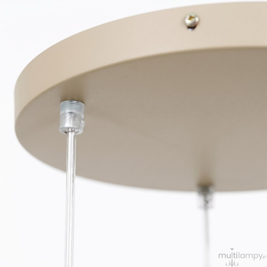 Carrara lampa wisząca 3xE14 taupe MLP2810