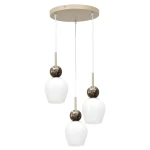 Carrara lampa wisząca 3xE14 taupe MLP2810