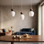 Carrara lampa wisząca 3xE14 taupe MLP2809