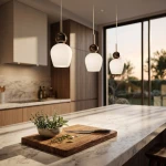 Carrara lampa wisząca 3xE14 taupe MLP2809