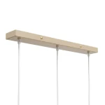 Carrara lampa wisząca 3xE14 taupe MLP2809