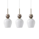 Carrara lampa wisząca 3xE14 taupe MLP2809