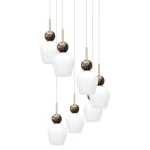Carrara lampa wisząca 7xE14 taupe MLP2811