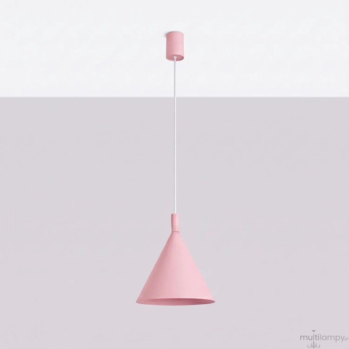 Nox D25 lampa wisząca E27 różowa SL.2530