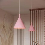 Nox D25 lampa wisząca E27 różowa SL.2530