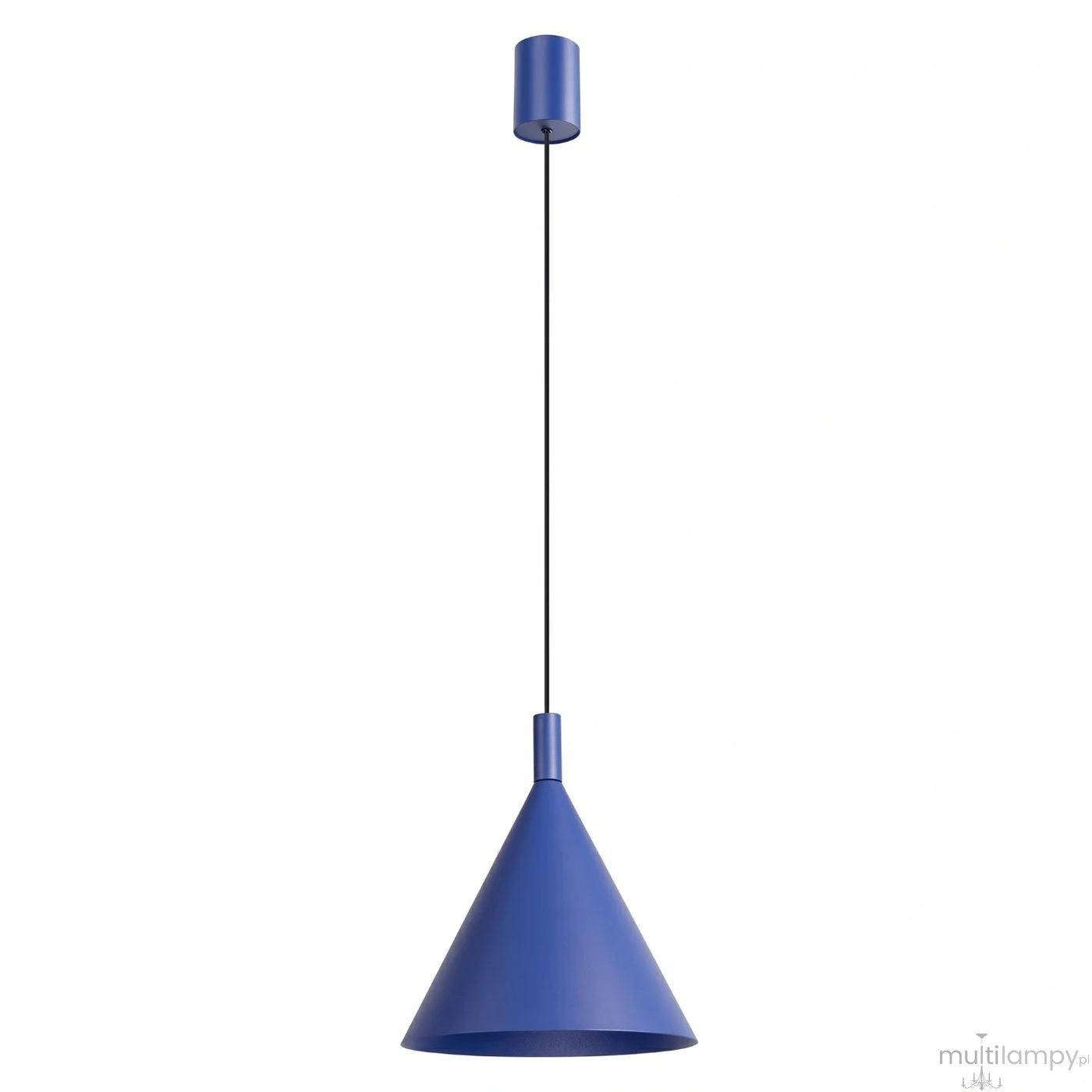 Nox D25 lampa wisząca E27 ultramaryna SL.2529